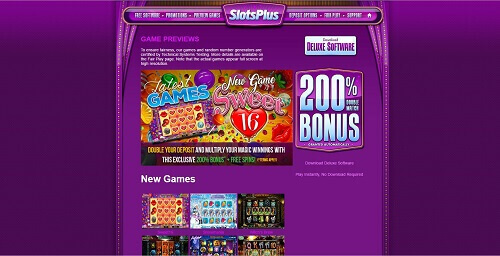Slots plus online casino game selection America