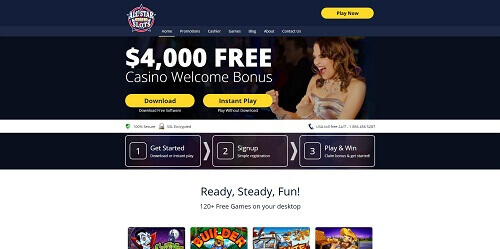 All Star Slots online casino homepage