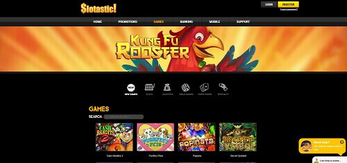 Slotastic Online Casino USA Games