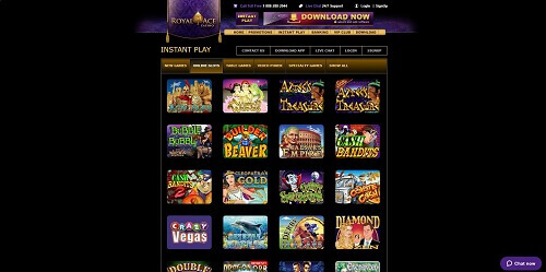 Royal Ace Casino Online game selection