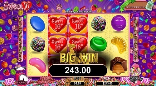 Sweet 16 online slot review USA