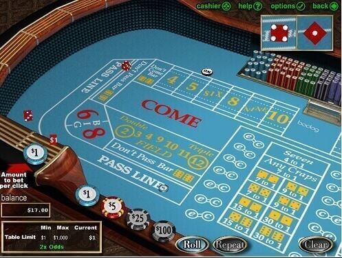 Online Craps top casino game
