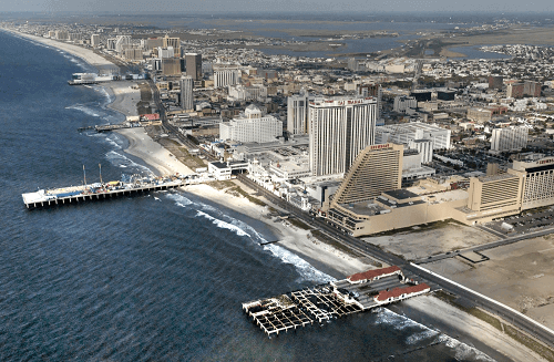 aerial view of Atlantic City