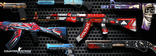 Valve Software skins on CS:GO weapons