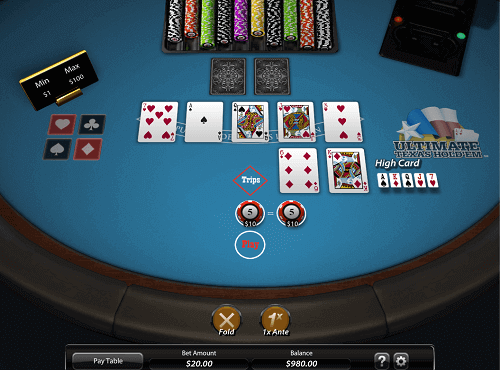 Best Ultimate Texas Holdem Strategy 