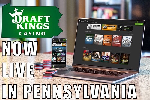 draftkings casino launches in pa