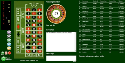 practice roulette with a simulator 