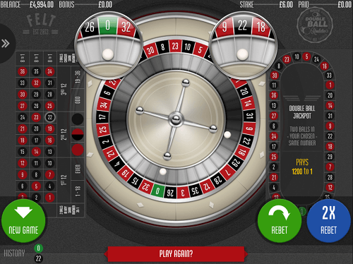 Real Money Double Ball Roulette Games