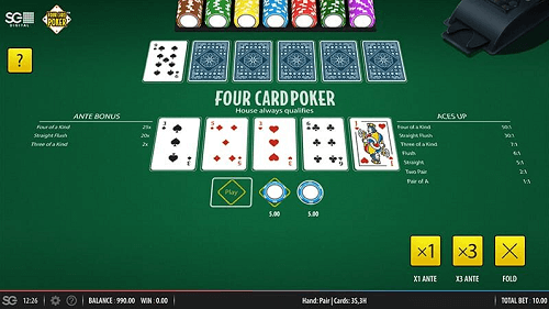 Real Money 4 Card Poker