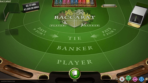 Real Money Online Baccarat Strategy