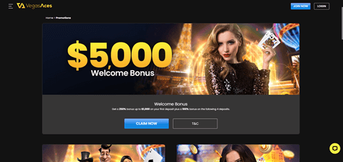 Vegas aces casino welcome bonus and promotions