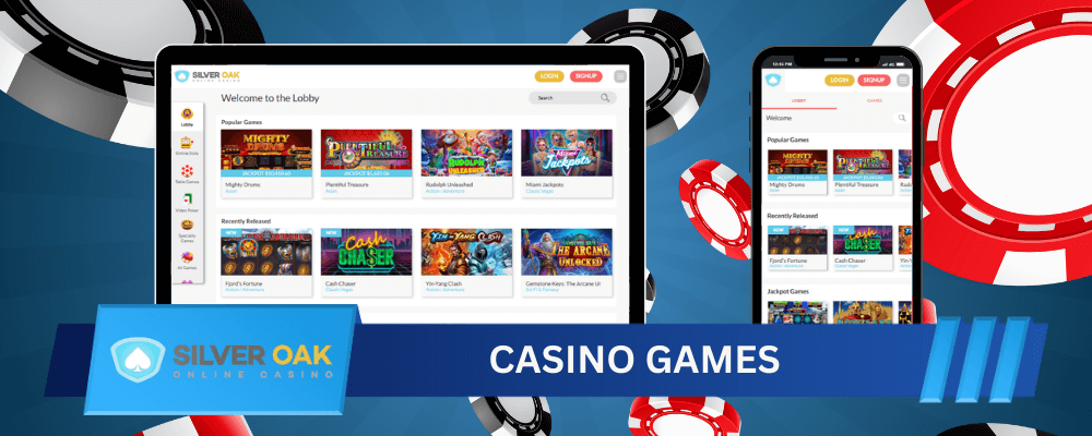 Silver Oak Casino Games