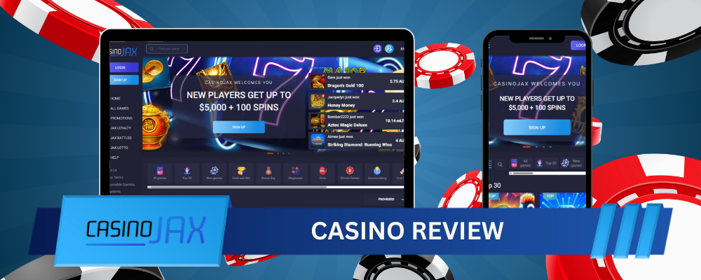 CasinoJAX Homepage