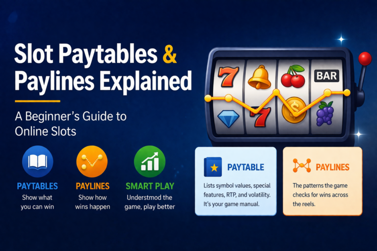 Understanding Slot Paytables and Paylines: A Beginner’s Guide