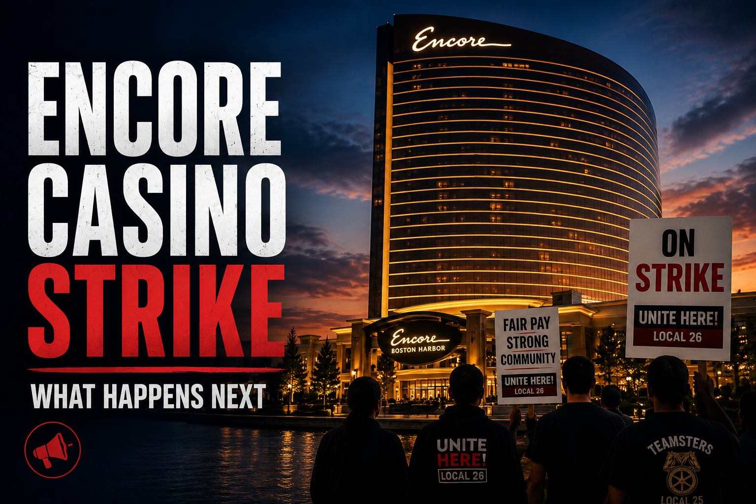 Encore casino strike